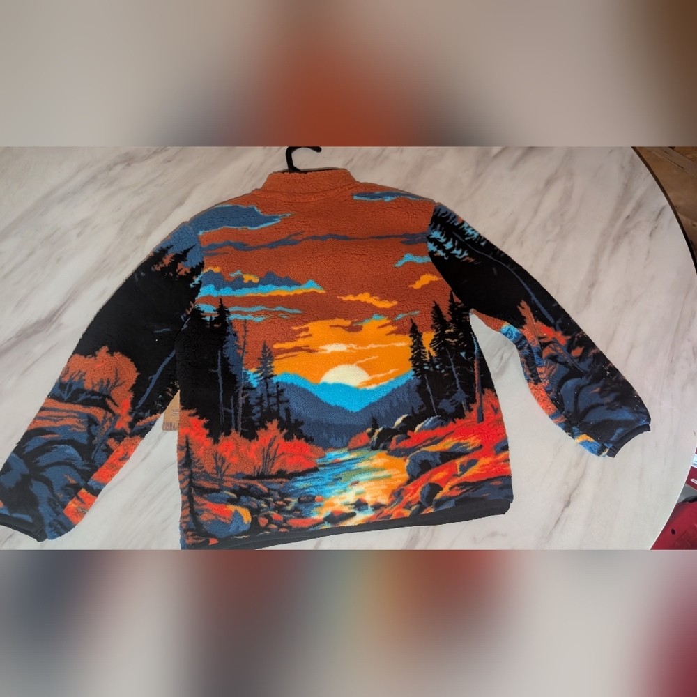 Kids' Multicolor Bear Print Sweatshirt NATIONAL PARK FOUNDATION Yellowstone - Picture 4 of 5